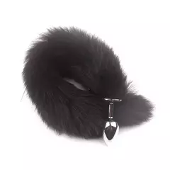 Kit Fetiche Máscara de Gato e Plug com Cauda de Pelúcia Preta na internet