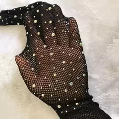Meia Calça de Malha de Strass sexy e sensual Scarlett. na internet