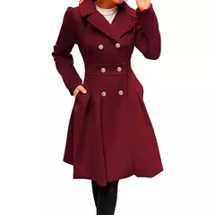 Sobretudo Feminino de Lã Premium Super Elegante Olívia - comprar online