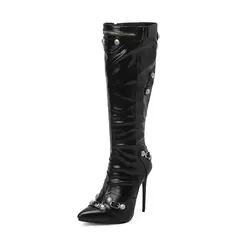 Bota Femininas de salto alto Fashion Ava - Clube das Coisas - Tudo para Você ficar mais Linda e Sexy