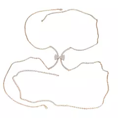 Corrente para corpo de Lacinho Jóias Sexy Lea Colar Corpo Body Chain. - comprar online