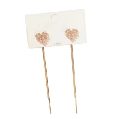 Brinco Longo para Festa Cascata, Brinco Longo Rose. - Clube das Coisas - Tudo para Você ficar mais Linda e Sexy