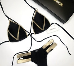 Imagem do Biquíni Sexy Luxo Dourado Melica