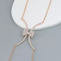 Corrente para corpo de Lacinho Jóias Sexy Lea Colar Corpo Body Chain.