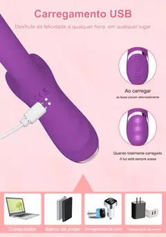 Imagem do Vibrador Feminino Estimulador de Clitóris com Sucção e Ponto G