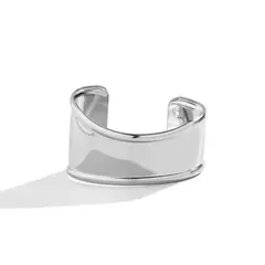 Pulseira de Luxo Tiffany de Designer Assimétrico Aberta Larga.