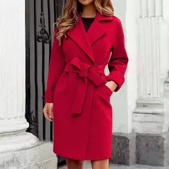 Imagem do Casaco de Lã Elegante Longo Milla.