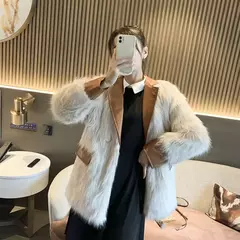 Casaco de Pele de Raposa, Casaco Peludo Ivy. na internet