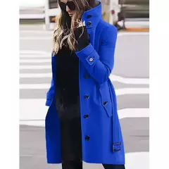 Sobretudo Feminino Outono Inverno Quente e Sofisticado Emily na internet