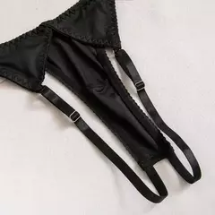 Conjunto de Lingerie Sexy Tentação 3 Peças Amora - loja online