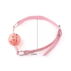 Mordaça Erótica Bola de Couro Fetiche Brinquedo Erótico - Clube das Coisas - Tudo para Você ficar mais Linda e Sexy
