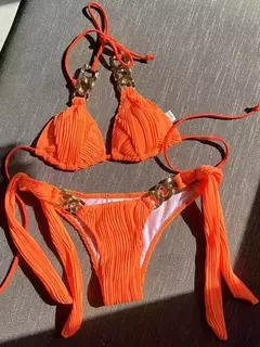 Biquíni com Corrente e Laço Elegante Brigitte - loja online