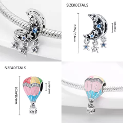 Imagem do Berloques para Pulseira Pandora de Prata 925, Pingentes e Separadores.