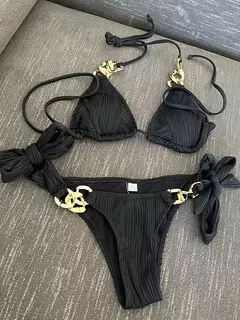 Biquíni com Corrente e Laço Elegante Brigitte - comprar online