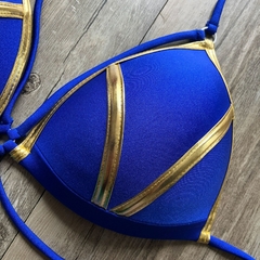 Biquíni Sexy Luxo Dourado Melica - loja online