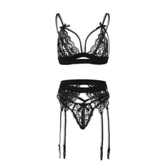 Conjunto de Lingerie Beth com Renda sexy e sensual, Conjunto lingerie Erótica.