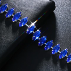 Colar de Corpo Body Chain com Cristais Azuis Sexy Emily. - loja online