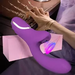 Imagem do Vibrador Feminino Estimulador de Clitóris com Sucção e Ponto G