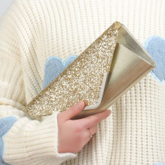 Bolsa Pequena Brilhante retangular, Bolsa Feminina de Ombro. - loja online