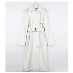 Imagem do Sobretudo Extra Longo de Couro Tendência Milã.