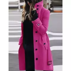 Sobretudo Feminino Outono Inverno Quente e Sofisticado Emily - Clube das Coisas - Tudo para Você ficar mais Linda e Sexy