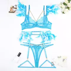 Imagem do Conjunto de Lingerie de Renda Sensual, Lingerie Erótica, Lingerie Sexy.