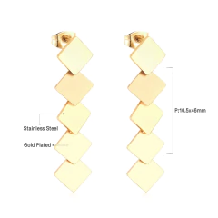 Brinco com Fios Longos elegantes. - Clube das Coisas - Tudo para Você ficar mais Linda e Sexy