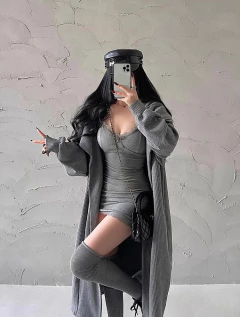 Imagem do Vestido de alcinha, com Detalhes de Renda Lindo Casual.