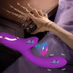 Vibrador Feminino Estimulador de Clitóris com Sucção e Ponto G - Clube das Coisas - Tudo para Você ficar mais Linda e Sexy