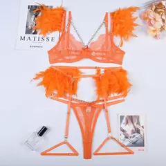 Conjunto de Lingerie de Renda Sensual, Lingerie Erótica, Lingerie Sexy. - loja online