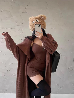 Vestido de alcinha, com Detalhes de Renda Lindo Casual. - Clube das Coisas - Tudo para Você ficar mais Linda e Sexy