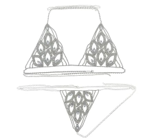 Conjunto de Joias para o Corpo Sexy Coração Elizabethe. - comprar online