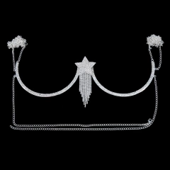 Corrente para corpo com Estrela Cadente ou Coração de Strass, Jóias Sexy Faythe. - comprar online