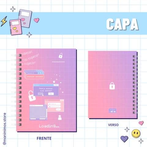 Caderno de senhas - comprar online