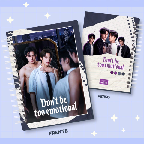 Planner diário - Don't Be Too Emotional