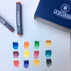 Imagen de SET DE BARRAS ACUARELABLES 12 COLORES