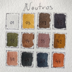 SET de acuarela Neutros - Acuarelas La Belgrano