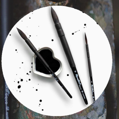 PINCELES PROFESIONALES AQUA BLACK