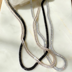 COLAR RIVIERA ZIRCONIAS BAGUETES - Tigresse Acessórios