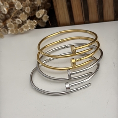 BRACELETE PREGO SLIM LUXO ZIRCONIA - Tigresse Acessórios
