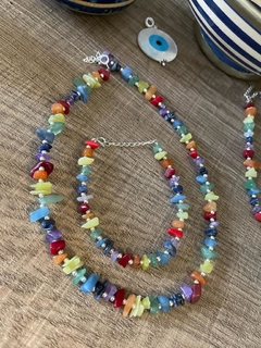 COLAR CHOKER CHACKRAS - Tigresse Acessórios