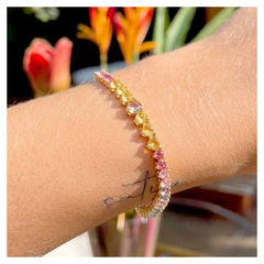 PULSEIRA RIVIERA CRISTAL CITRINO