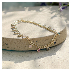 PULSEIRA CRISTAL SAFIRA