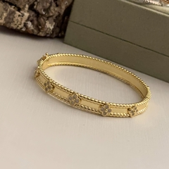 BRACELETE RÍGIDO TREVO SLIM - comprar online