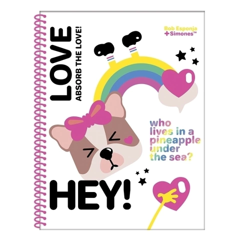 Cuaderno Universitario Rayado “Simones + Bob”