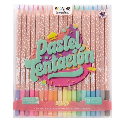 Lapices Pastel x 20 **Mooving**