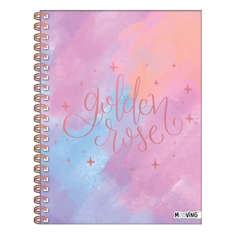 A4 Tapa Dura 120h “Golden Rose”