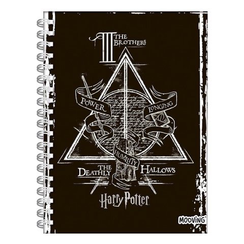 16x21 Tapa Dura “Harry Potter” 80 hojas