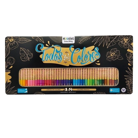 Lata de Lapices 48 Colores