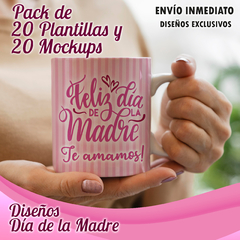20 Plantillas Día de la Madre + 20 Mockups para redes - comprar online